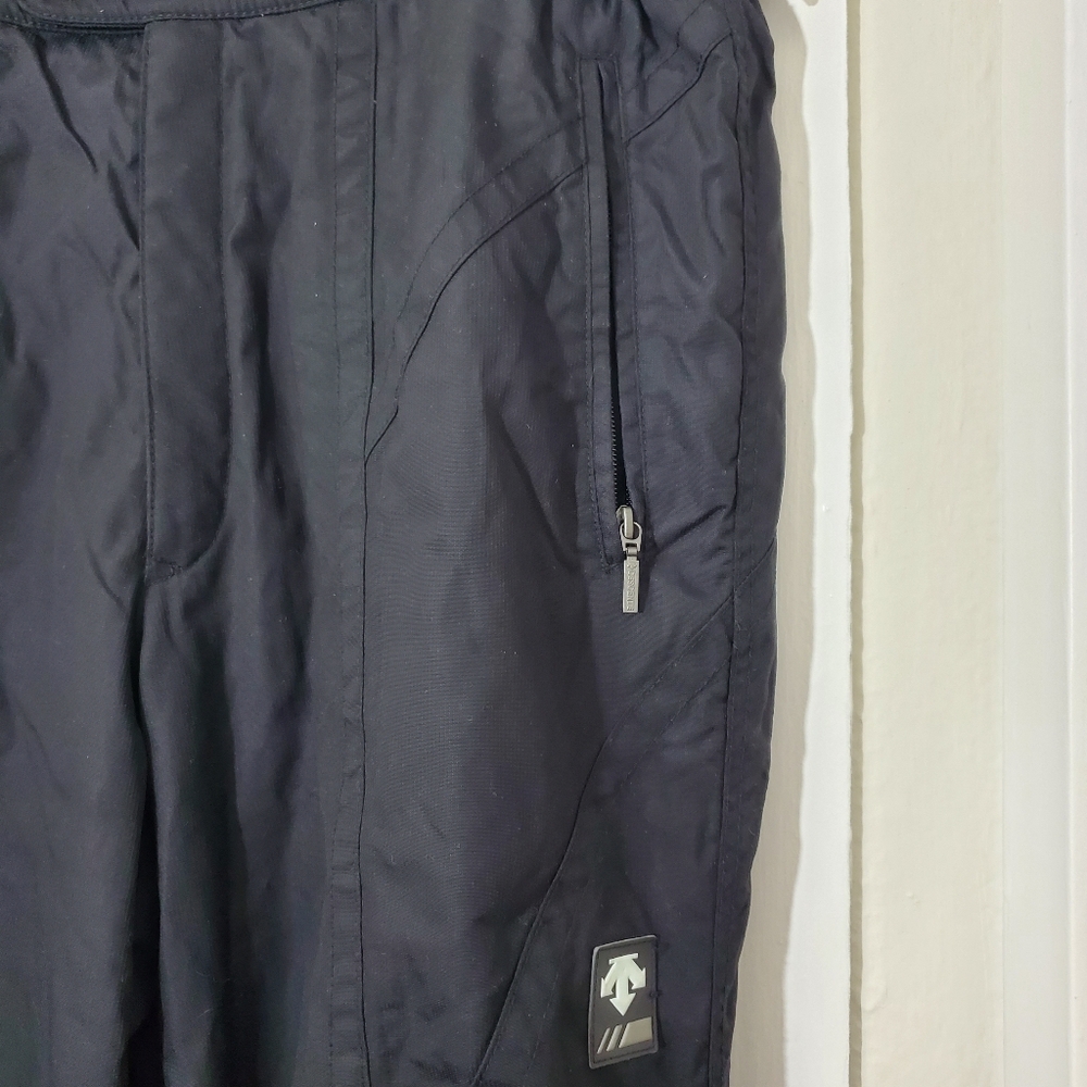DESCENTE Swiss Mens Instituted Snowboarding Ski Salopettes Pants size 40 Black - Picture 6 of 15